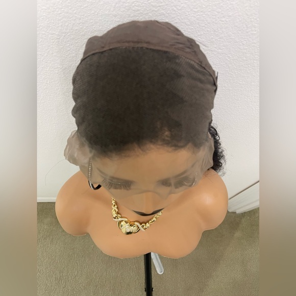 22” Full 13x4 Lace Frontal Deep Wave Virgin Human Hair Wig - Picture 7 of 10